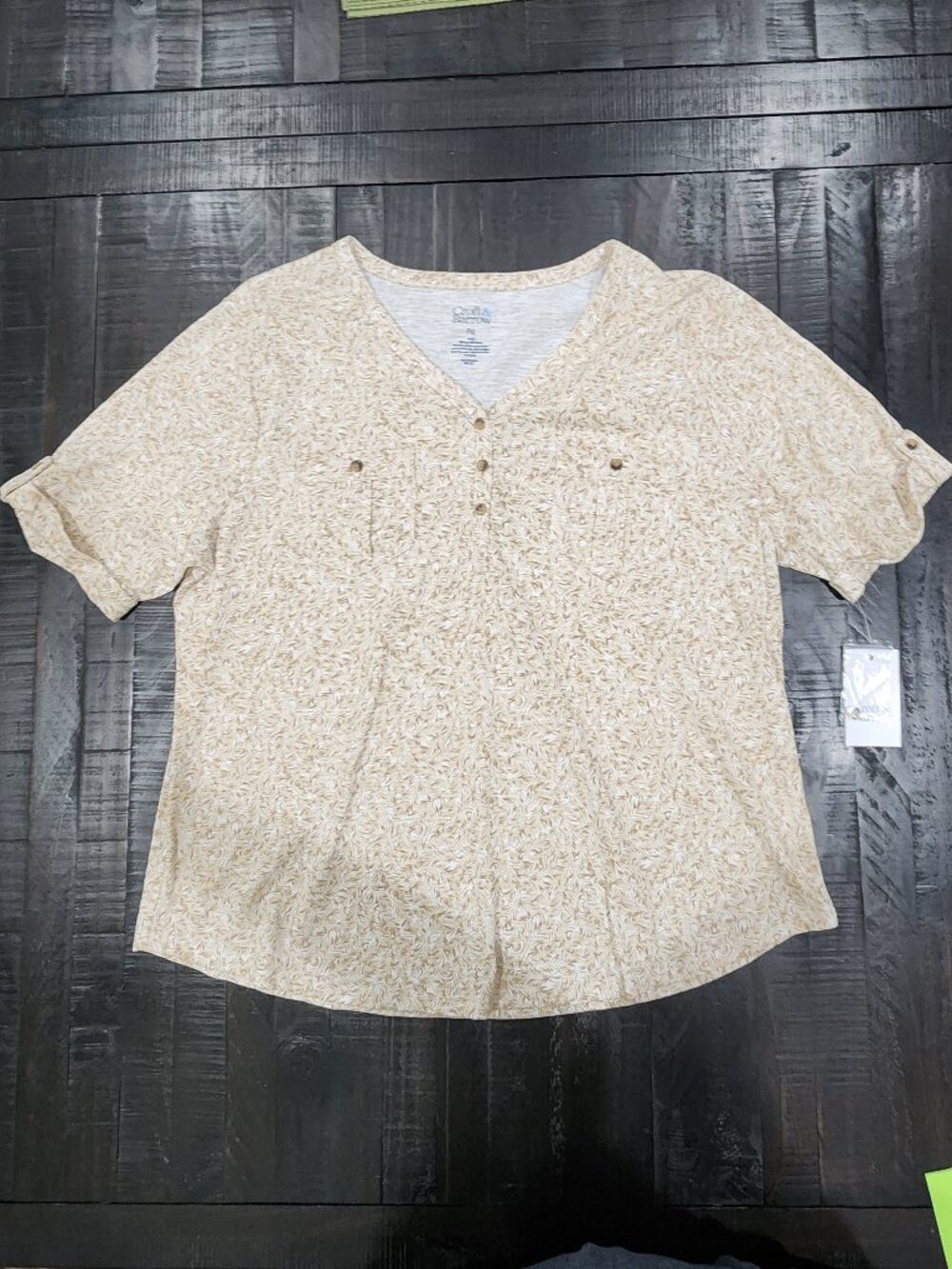 BNWT WOMEN'S CROFT & BARROW TOP-SIZE PETITE XL